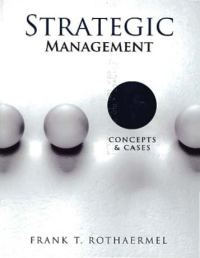 STRATEGIC MANAGEMENT; Concepts & Cases