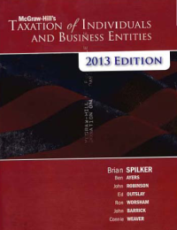 Image of TAXATION OF INDIVIDUALS AN BUSINES ENTITIES
