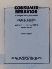 Image of CONSUMER BEHAVIOR; Concepts and Applications