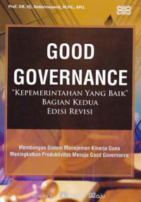 Image of GOOD GOVERNANCE (Kepemerintahan yang Baik) (Bagian 2)