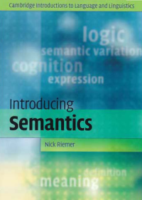 Image of INTRODUCING SEMANTICS