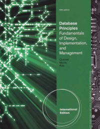 Image of DATABASE PRINCIPLES; Fundamentals of Design, Implementation, and Management