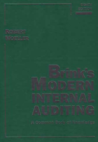 BRINK'S MODERN INTERNAL AUDITING