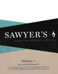 Image of SAWYER'S GUIDE FOR INTERNAL AUDITOR; Internal Audit Essentials (Volume 1)