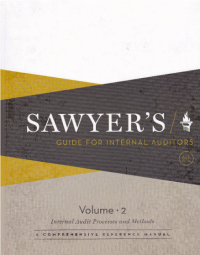 Image of SAWYER'S GUIDE FOR INTERNAL AUDITOR; Internal Audit Processes and Methods (Volume 2)