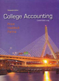 COLLEGE ACCOUNTING (Chapters 1-24)