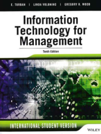 INFORMATION TECHNOLOGY FOR MANAGEMENT