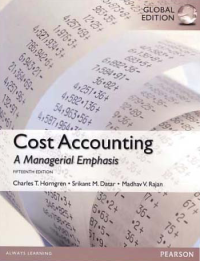 Image of COST ACCOUNTING; A Managerial Emphasis