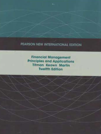 Image of FINANCIAL MANAGEMENT; Principles and Applications