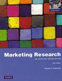 MARKETING RESEARCH; An Applied Orientation