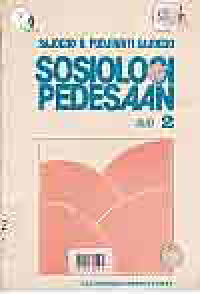 Image of SOSIOLOGI PEDESAAN; KUMPULAN BACAAN JILID 2