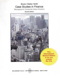 Image of CASE STUDIES IN FINANCE
