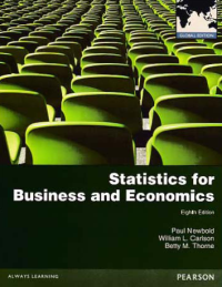 Image of STATISTICS FOR BUSINESS AND ECONOMICS