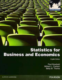 STATISTICS FOR BUSINESS AND ECONOMICS