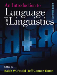 Image of AN INTRODUCTION TO LANGUAGE AND LINGUISTICS