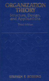Image of ORGANIZATION THEORY; Structure, Design, and Applications