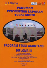 Image of PEDOMAN PENYUSUNAN LAPORAN TUGAS AKHIR PROGRAM STUDI AKUNTANSI DIPLOMA III