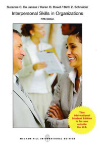 Image of INTERPERSONAL SKILLS IN ORGANIZATION