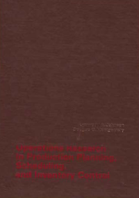 Image of OPERATIONS RESEARCH IN PRODUCTION PLANNING, SCHEDULING, AND INVENTORY CONTROL