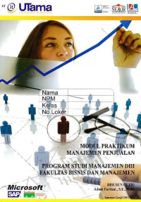 Image of MODUL PRAKTIKUM MANAJEMEN PENJUALAN + Buku Kerja (D3-Mn)