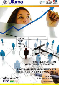 Image of MODUL PRAKTIKUM MANAJEMEN OPERASIONAL + Buku Kerja (D3-Mn)