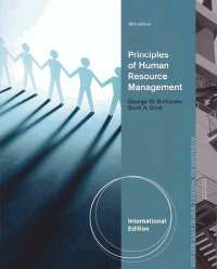 Image of PRINCIPLES OF HUMAN RESOURCE MANAGEMENT