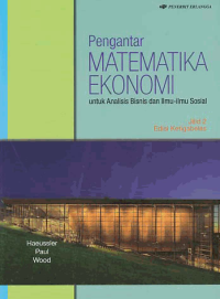 Image of PENGANTAR MATEMATKA EKONOMI (Jilid 2)