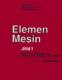 Image of ELEMEN MESIN (Jilid 1)