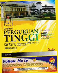 Image of DIREKTORI PERGURUAN TINGGI SWASTA DI LINGKUNGAN APTISI WILAYAH IV A JAWA BARAT TAHUN 2011