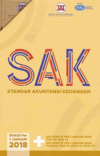 Image of STANDAR AKUNTANSI KEUANGAN; Efektif Per 1 Januari 2018 (Bag. A)