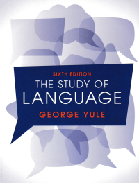 Image of THE STUDY OF LANGUAGE