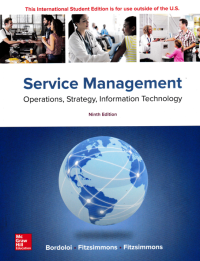 Image of SERVICE MANAGEMENT; Operations, Strategy, Information Technology