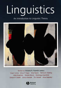 Image of LINGUISTICS; An Introduction to Linguistic Theory