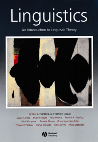 LINGUISTICS; An Introduction to Linguistic Theory