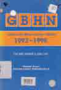 Image of GARIS-GARIS BESAR HALUAN NEGARA 1993-1998, TAP MPR NOMOR II/MPR/1993