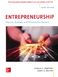 ENTREPRENEURSHIP: The Art, Science, and Process for Success