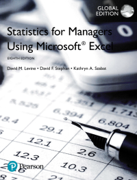 Image of STATISTICS FOR MANAGERS USING MICROSOFT EXCEL