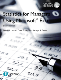 STATISTICS FOR MANAGERS USING MICROSOFT EXCEL