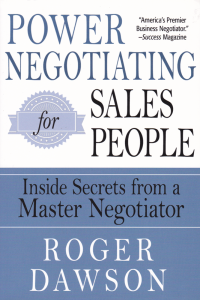 Image of POWER NEGOTIATING FOR SALES PEOLPE