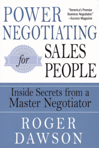 POWER NEGOTIATING FOR SALES PEOLPE