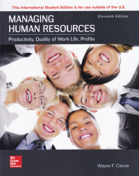 Image of MANAGING HUMAN RESOURCES; Productivity, Quality of Work Life, Profits