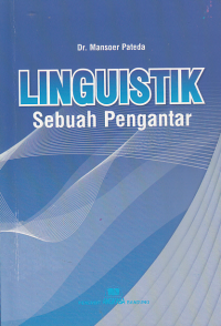 Image of LINGUISTIK SEBUAH PENGANTAR