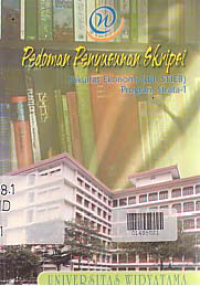 Image of PEDOMAN PENYUSUNAN SKRIPSI FAKULTAS EKONOMI (d/h STIEB) PROGRAM STRATA-1