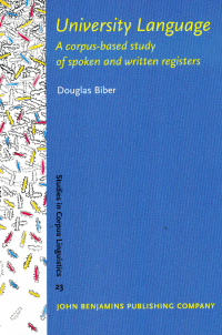 Image of UNIVERSITY LANGUAGE; A corpus-based study of spoken and written registers