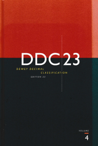 DEWEY DECIMAL CLASSIFICATION AND RELATIVE INDEX (DDC)