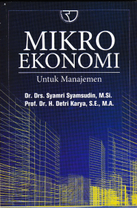 MIKRO EKONOMI; Untuk Manajemen