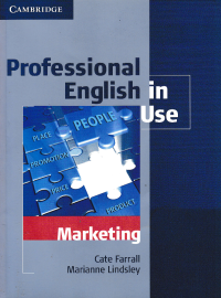 Image of PROFESSIONAL ENGLISH IN USE; Marketing
