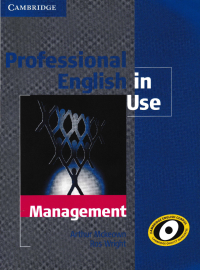 Image of PROFESSIONAL ENGLISH IN USE; Management