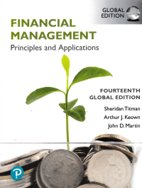 FINANCIAL MANAGEMENT; Principles And Applications