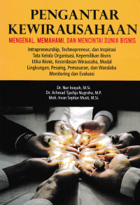 Image of PENGANTAR KEWIRAUSAHAAN; Mengenal, Memahami, dan Mencintai Dunia Bisnis